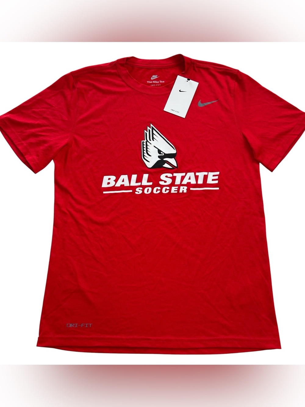 NWT Nike Ball State Cardinals Men’s Dri-FIT Training T-Shirt Red NCAA size M